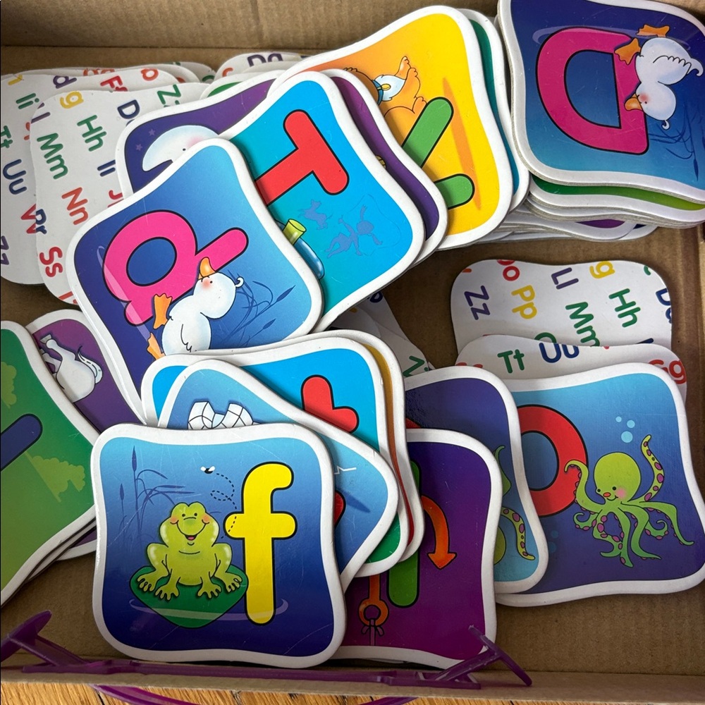Alphabet memory game